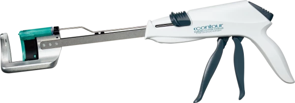 Изогнутый сшивающий аппарат со скобами Ethicon Contour CS40B